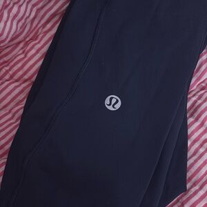 size 0 navy blue lululemon leggings